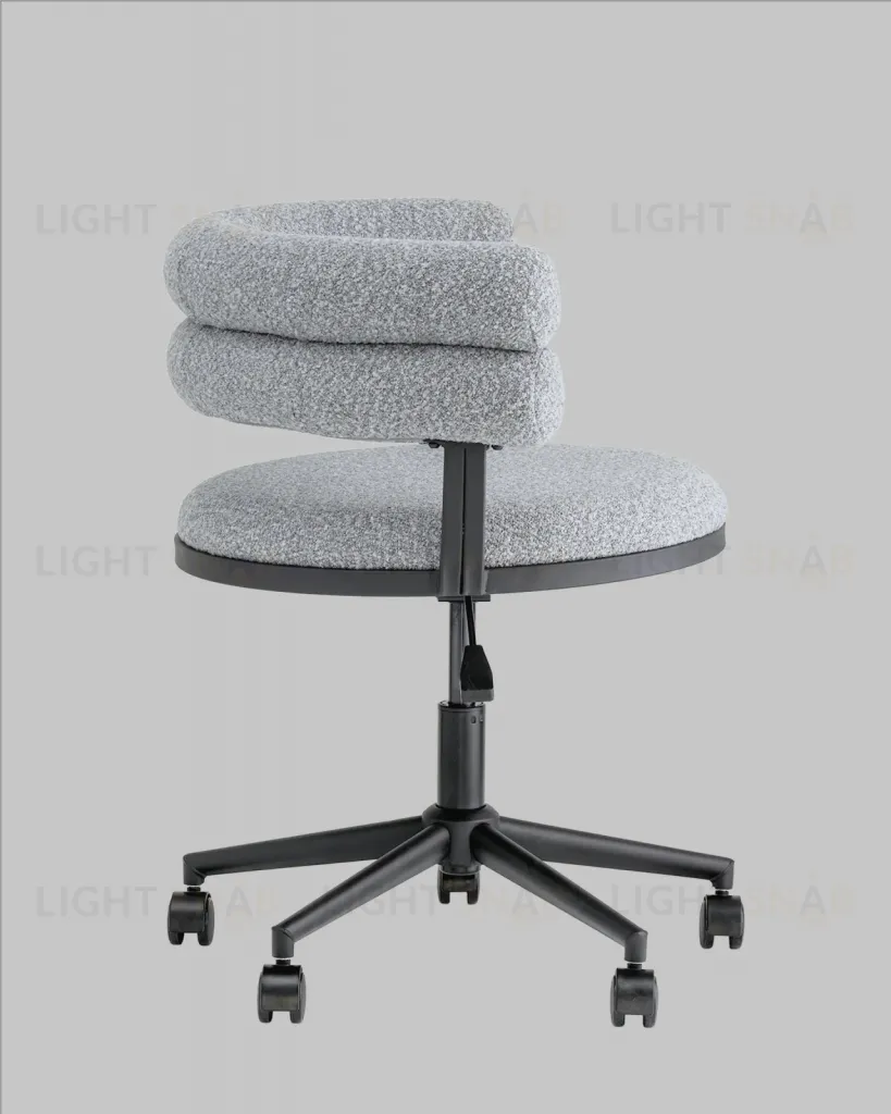 Стул офисный Ponty серый чёрные ножки УТ000040475