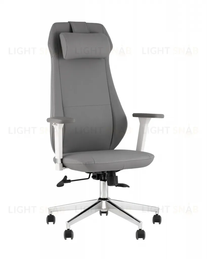 Кресло руководителя TopChairs Trophey серый УТ000040585
