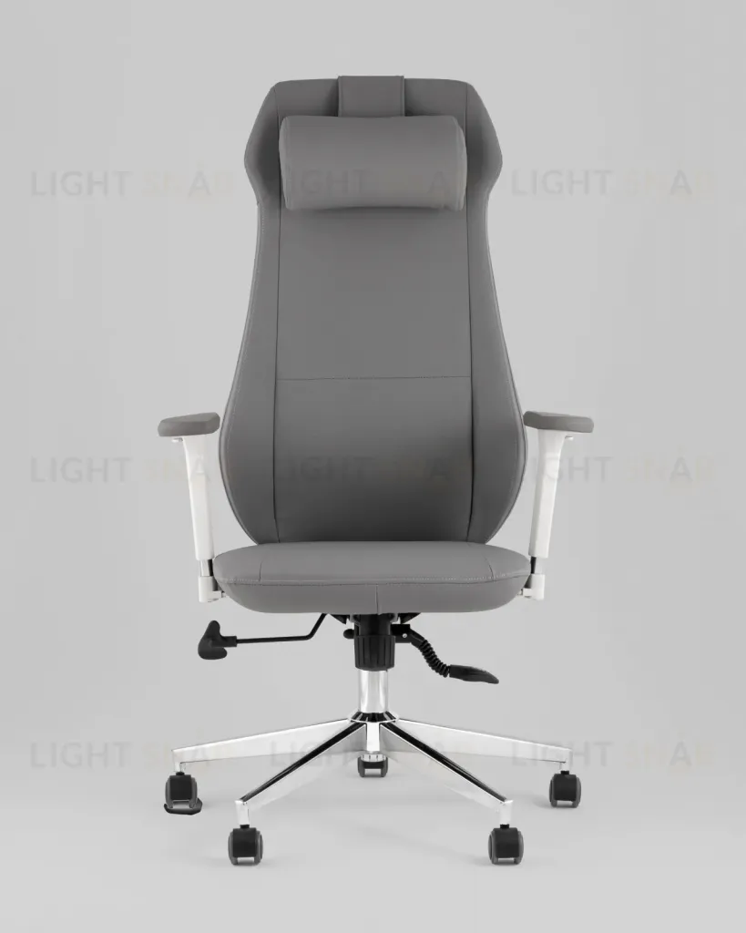 Кресло руководителя TopChairs Trophey серый УТ000040585