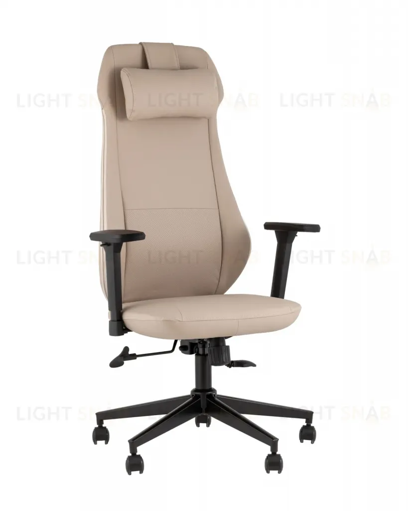 Кресло руководителя TopChairs Trophey бежевый УТ000040584