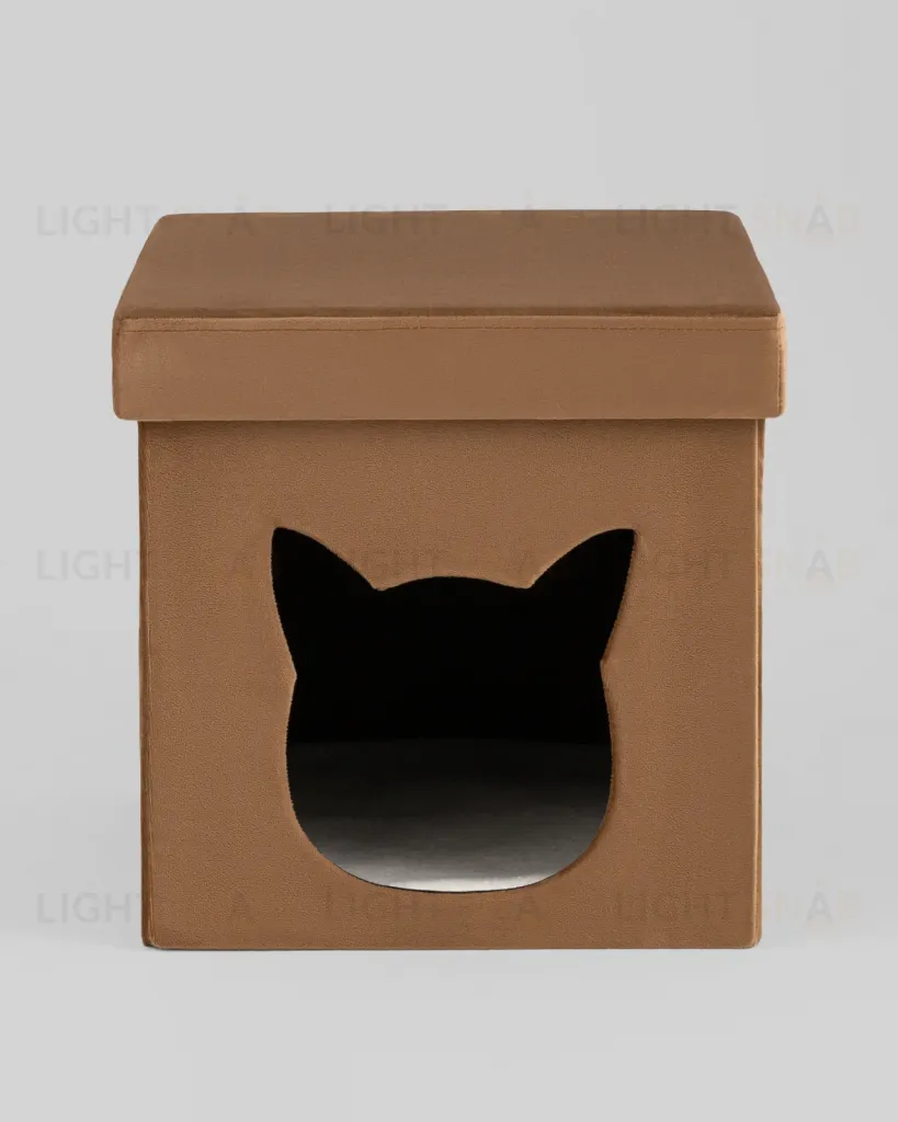 Пуф складной с ящиком Store Pet коричневый УТ000040155
