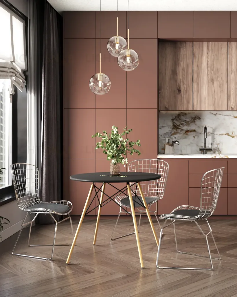 Стол круглый EAMES DSW NEW D=80 черный УТ000039067