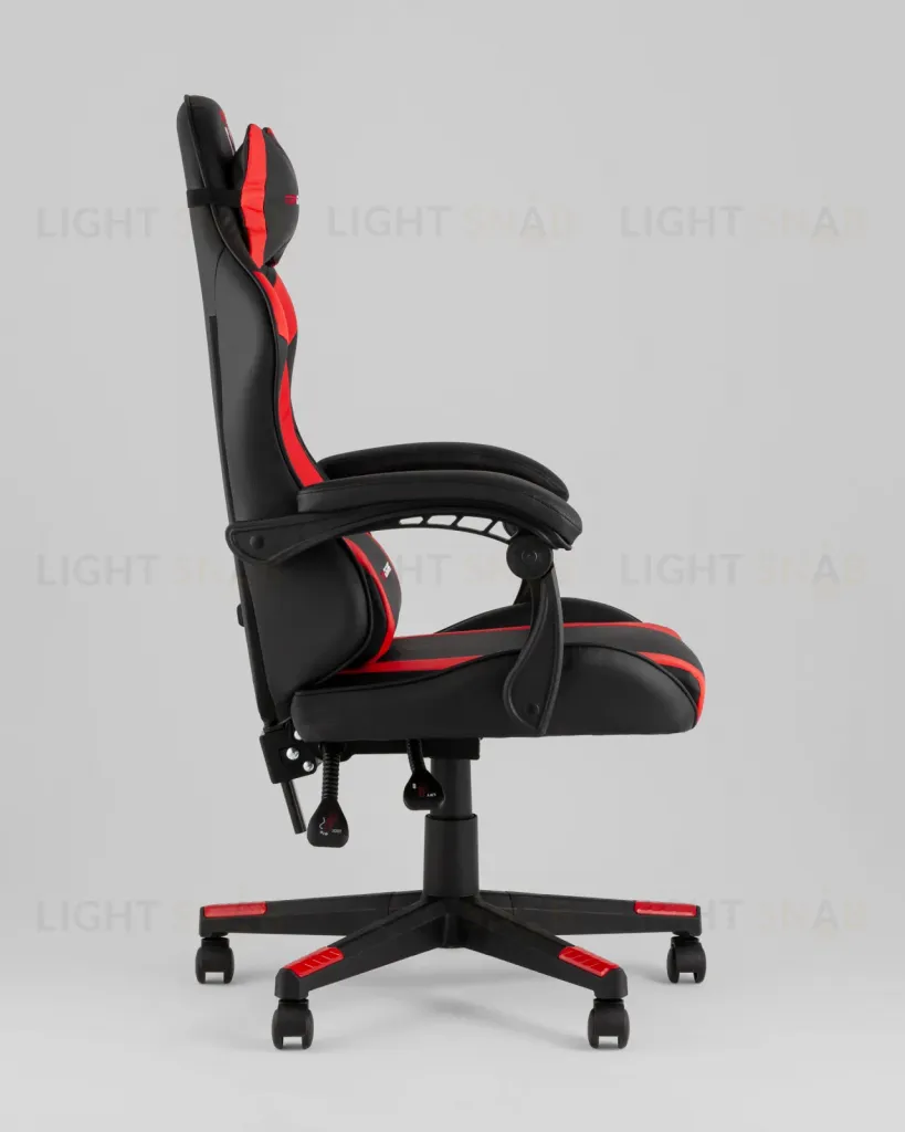 Кресло спортивное TopChairs Commander черно-красный УТ000039477