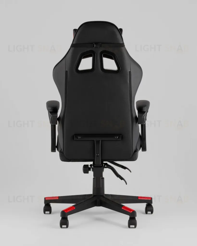 Кресло спортивное TopChairs Commander черно-красный УТ000039477