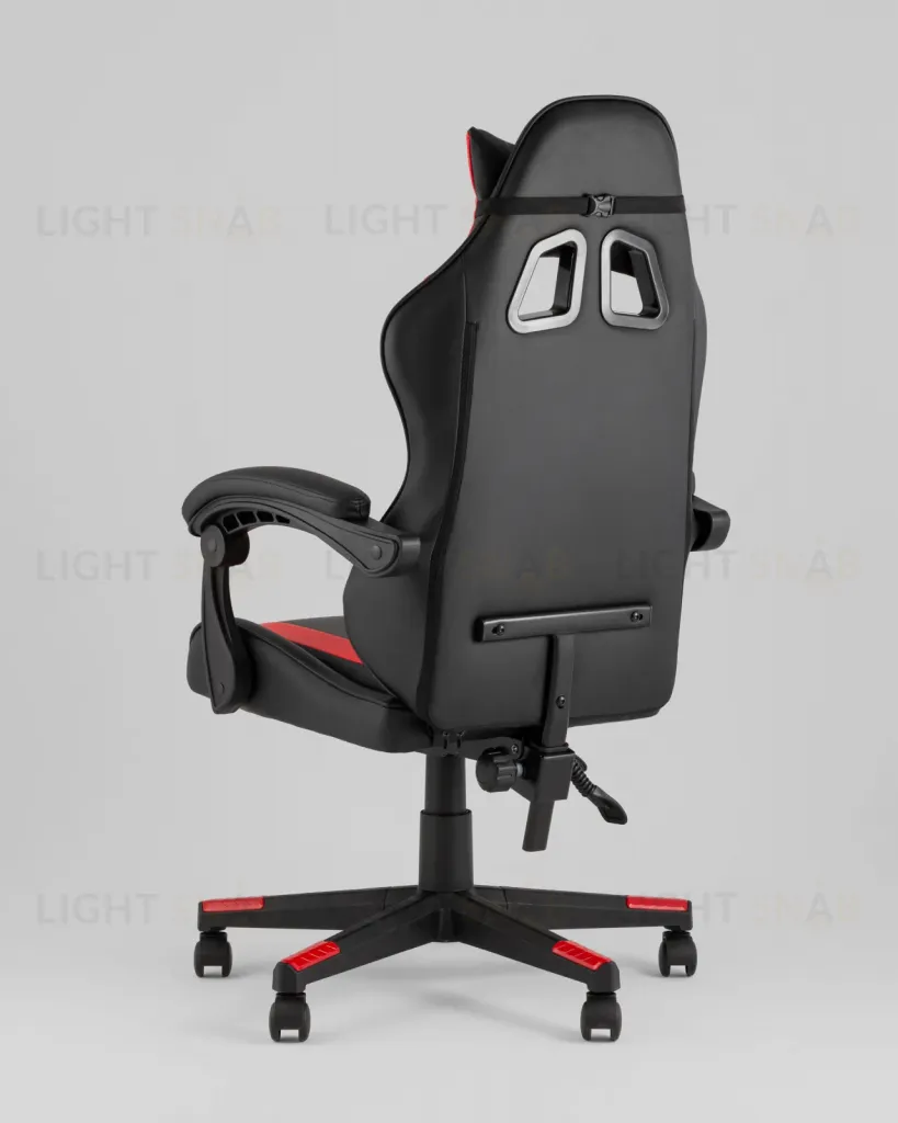 Кресло спортивное TopChairs Commander черно-красный УТ000039477