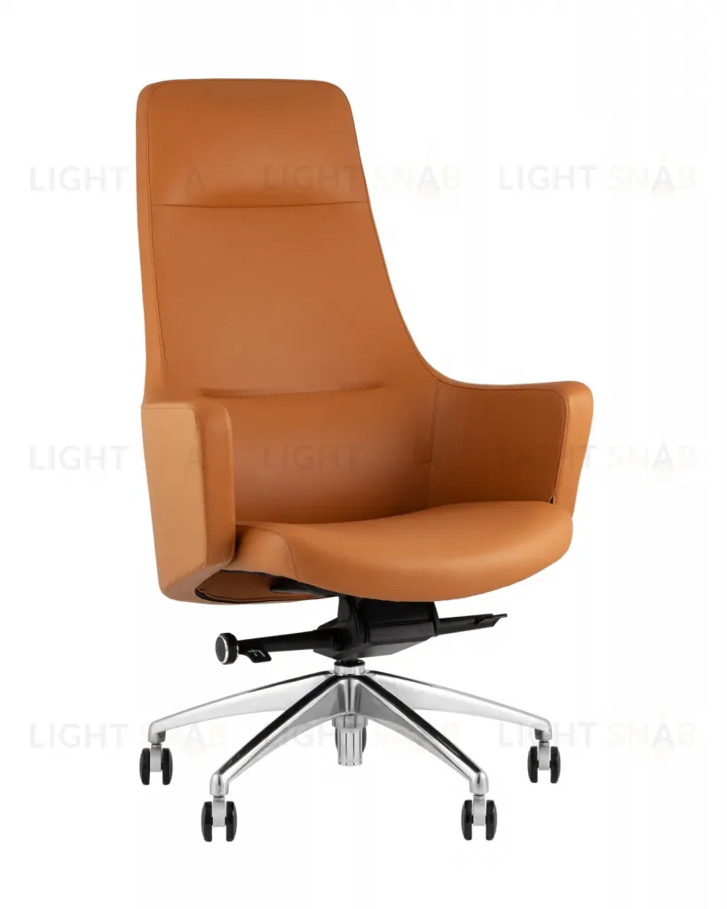 Кресло руководителя TopChairs Ferris коричневое УТ000039421