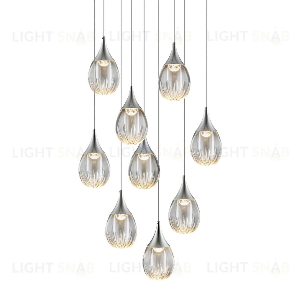 Подвесной светильник MD24001004-9A chrome/clear MD24001004-9A chrome/clear