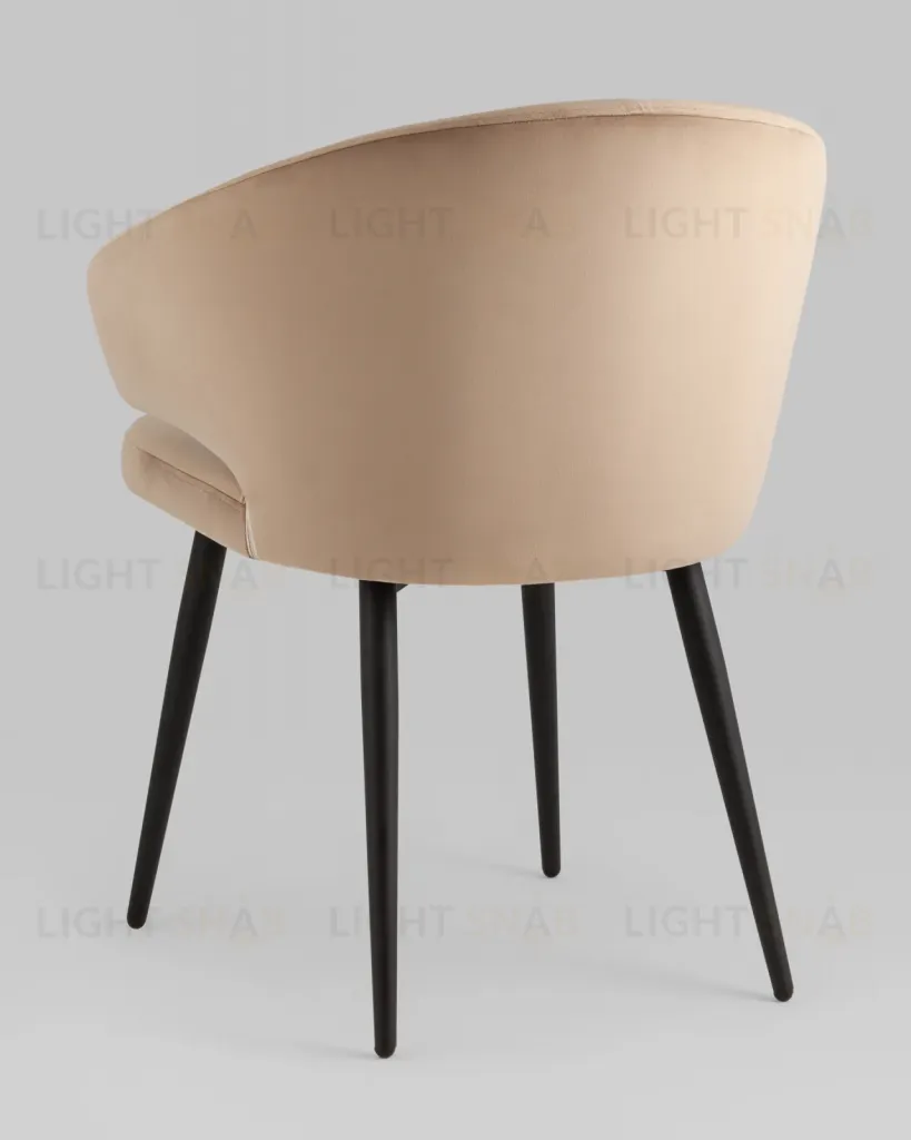 Стул с подлокотниками Codo велюр капучино УТ000039136