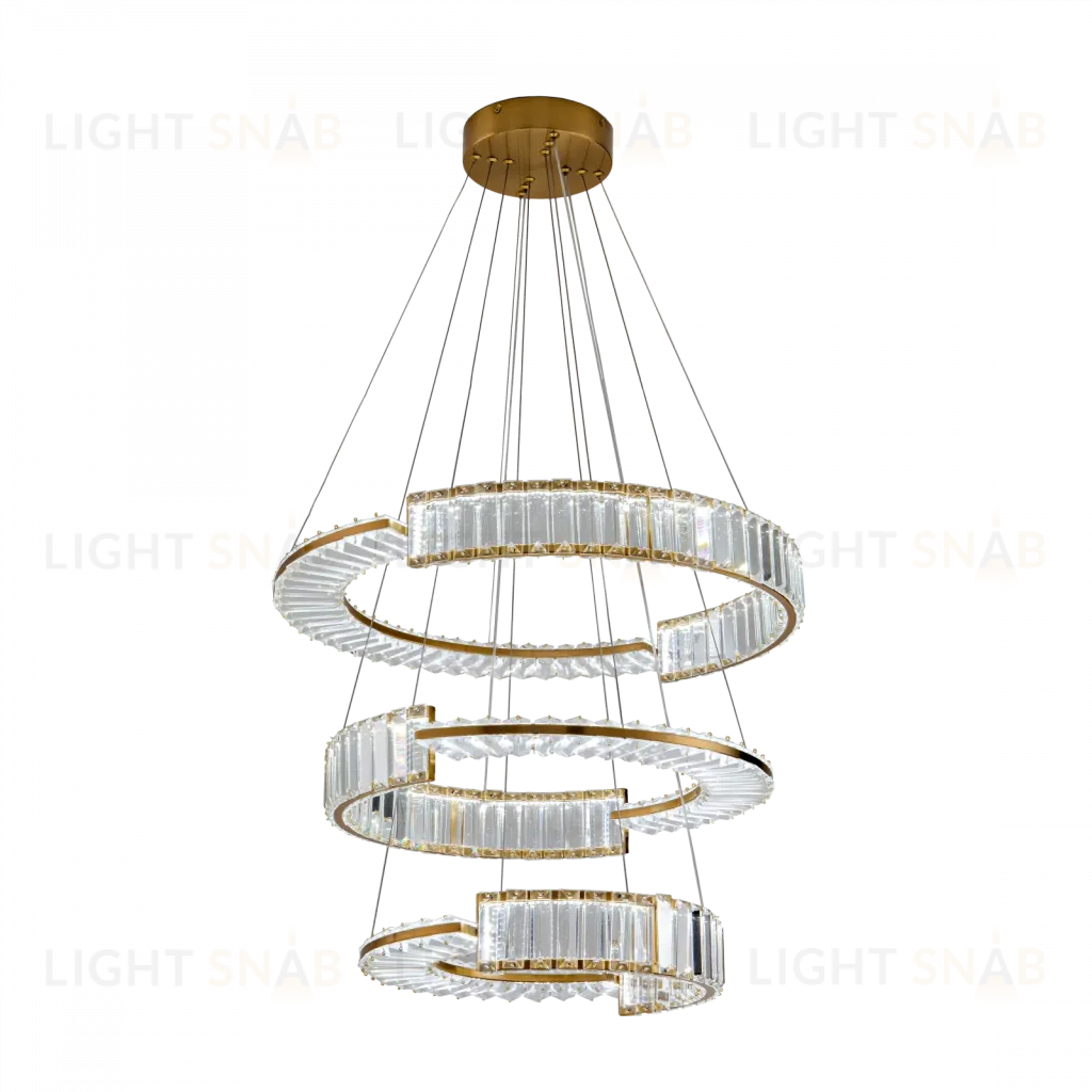 Люстра латунь LED 100Вт D60см Zortes Moi ZRS.1201.03 ZRS.1201.03