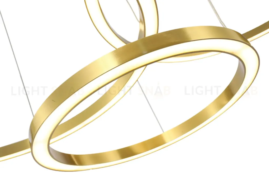 Люстра подвесная латунь LED 114Вт D40+60+80см Zortes LUCIA ZRS.25291.114 ZRS.25291.114