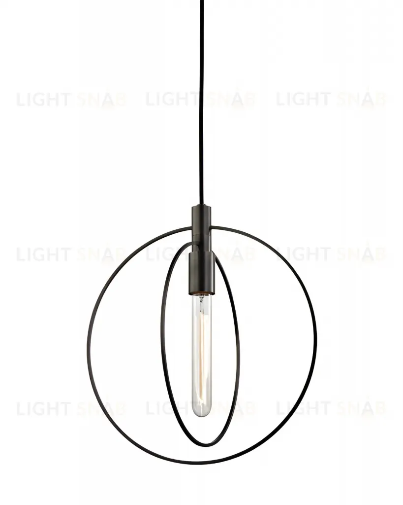 Чёрный подвесной светильник Бекки JJ11137-1DA