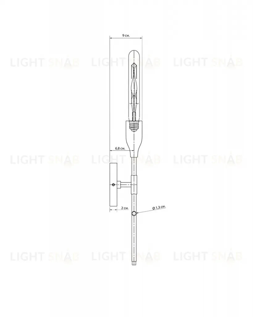 Золотое бра Талса JJ11089-1WA