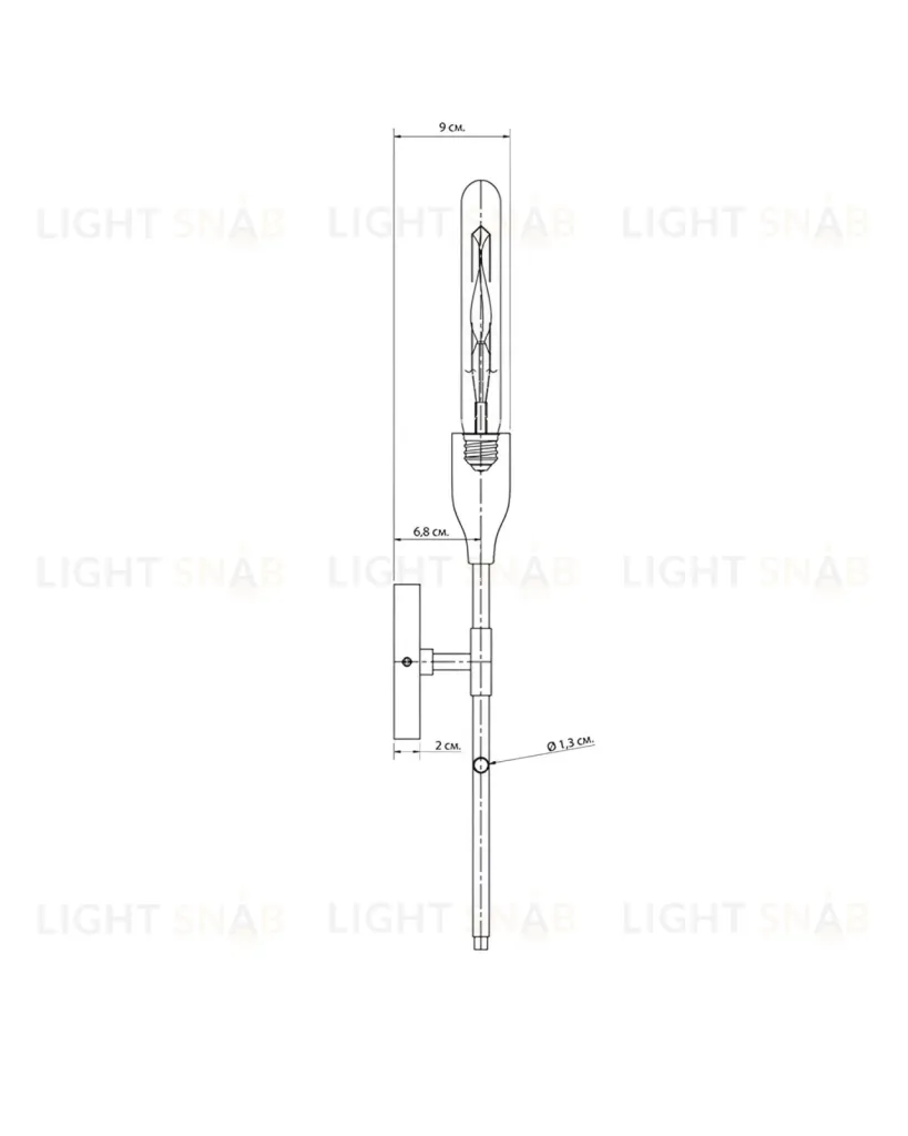 Серебряное бра Талса JJ11089-1WB