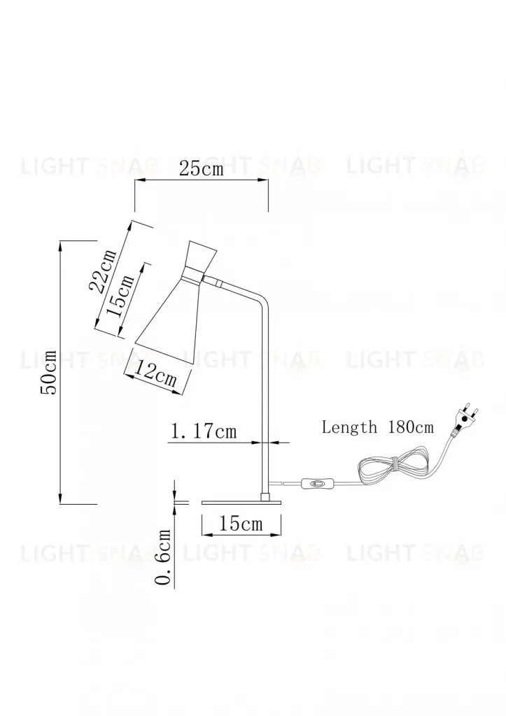 Лампа настольная Moderli V10996-T Page УТ000038645