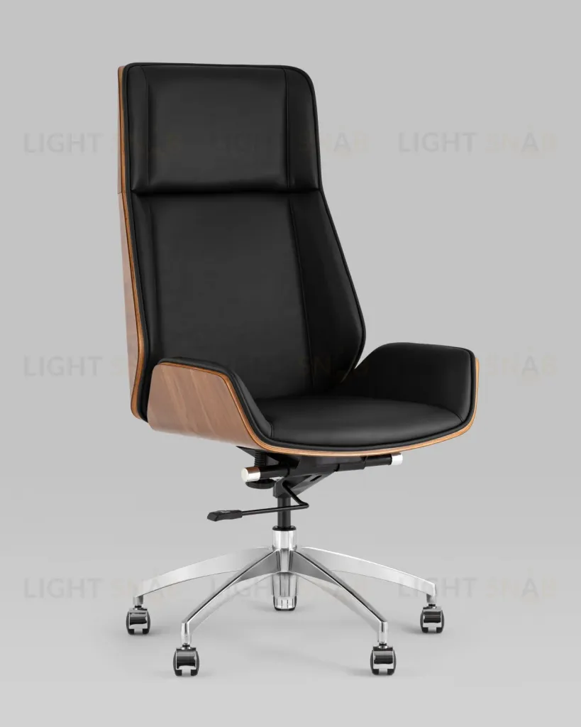 Кресло руководителя TopChairs Crown SN черный УТ000038530
