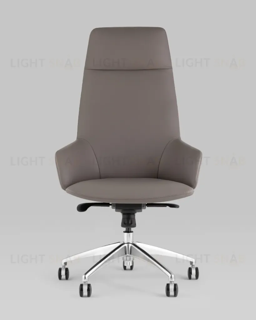 Кресло руководителя TopChairs Bow серый УТ000038540