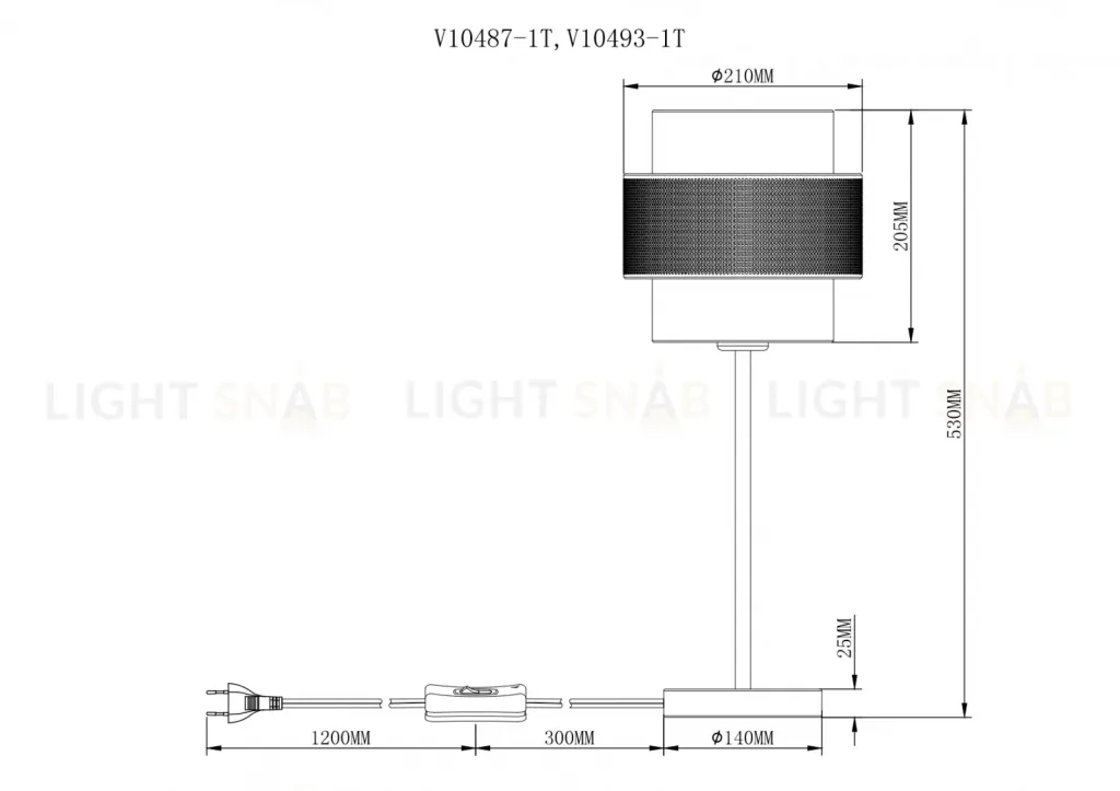 Лампа настольная Moderli V10487-1T Gela УТ000035388