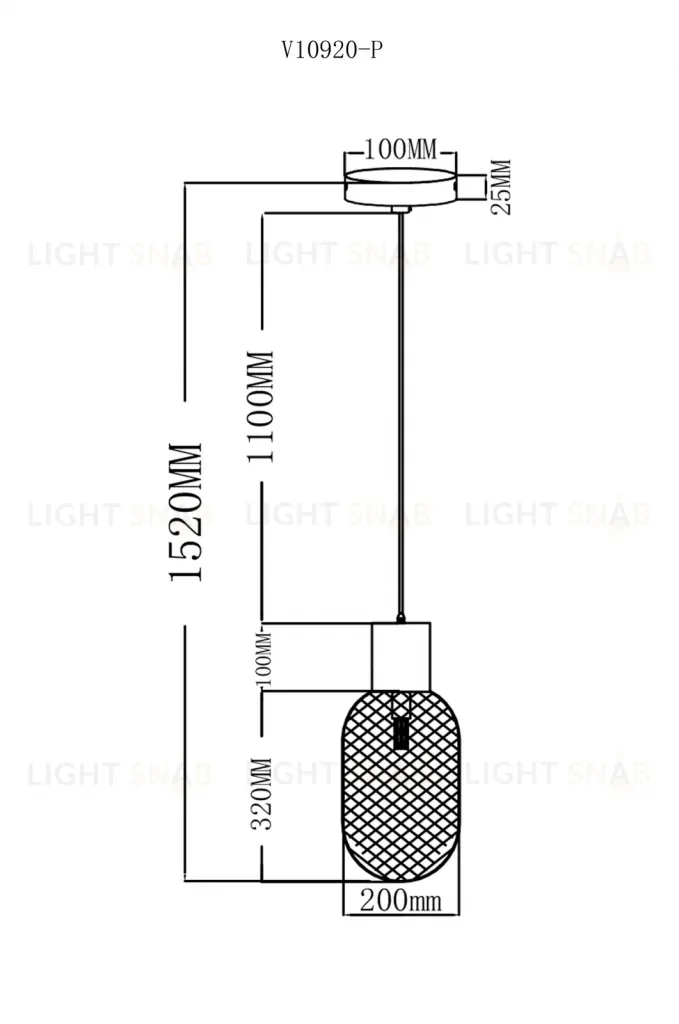 Светильник подвесной Moderli V10920-P Sunset УТ000038252