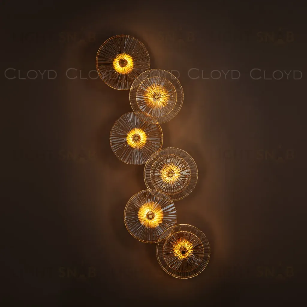  Бра Cloyd HELION-C W6 / выс. 92 см - латунь (арт.20209)  20209