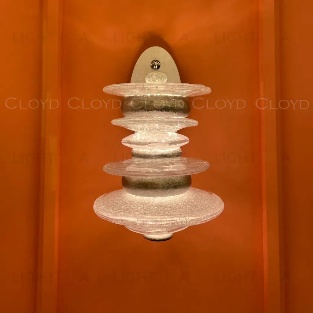 Бра Cloyd GEFEST W3 / выс. 25 см - серебро сусальн. (арт.20125)  20125