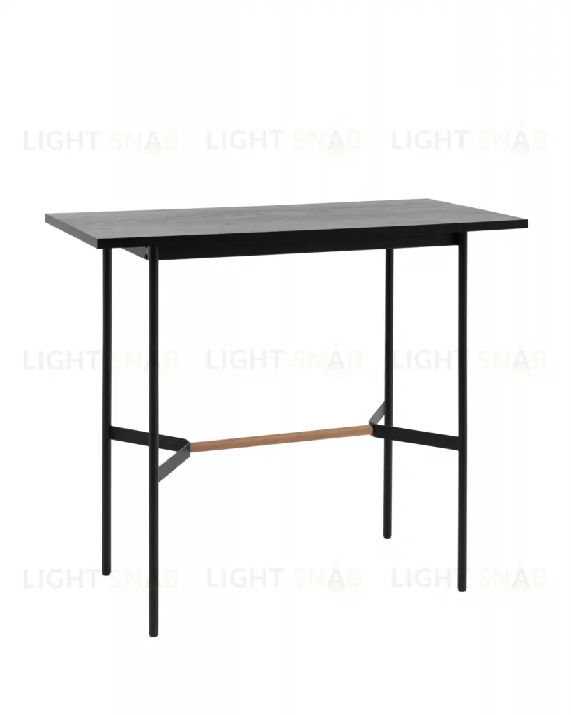 Стол барный Knobb 120*60 черный УТ000036496