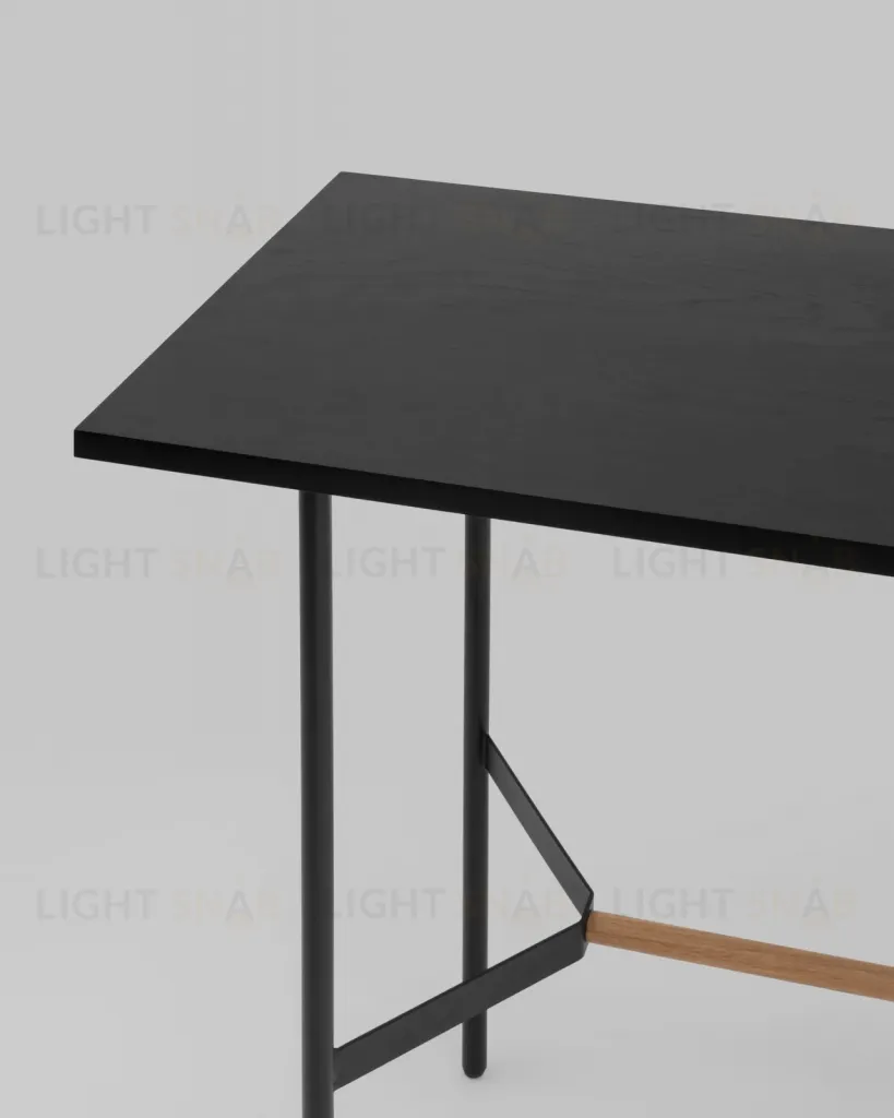 Стол барный Knobb 120*60 черный УТ000036496