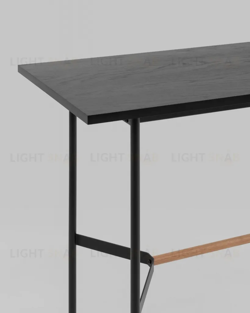 Стол барный Knobb 120*60 черный УТ000036496