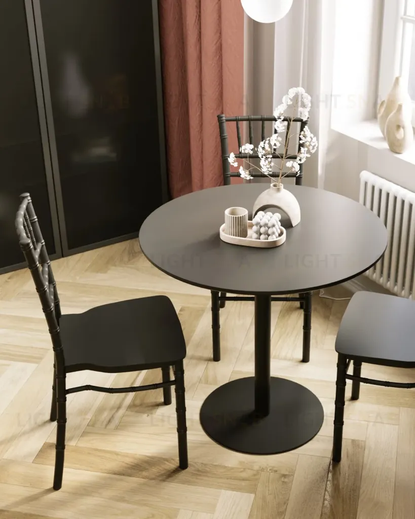 Стул Chiavari (Кьявари) пластик черный УТ000025494