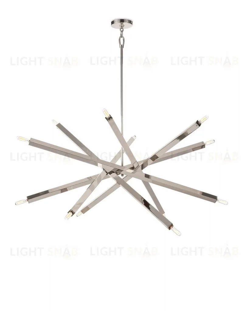Серебряная люстра Пэрис JJ10540-12DA