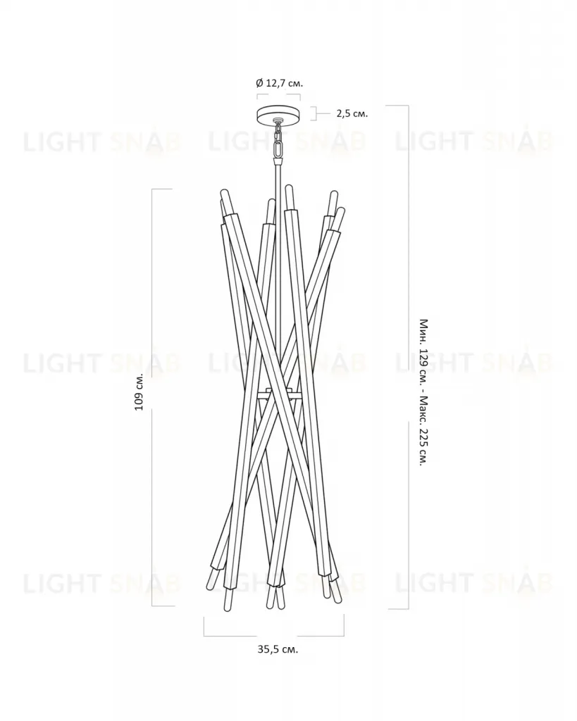 Серебряная люстра Пэрис JJ10540-12DA