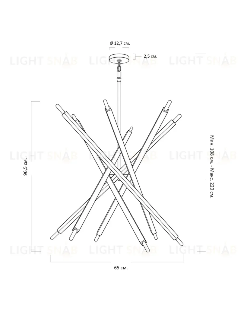 Золотая люстра Пэрис JJ10540-12DC