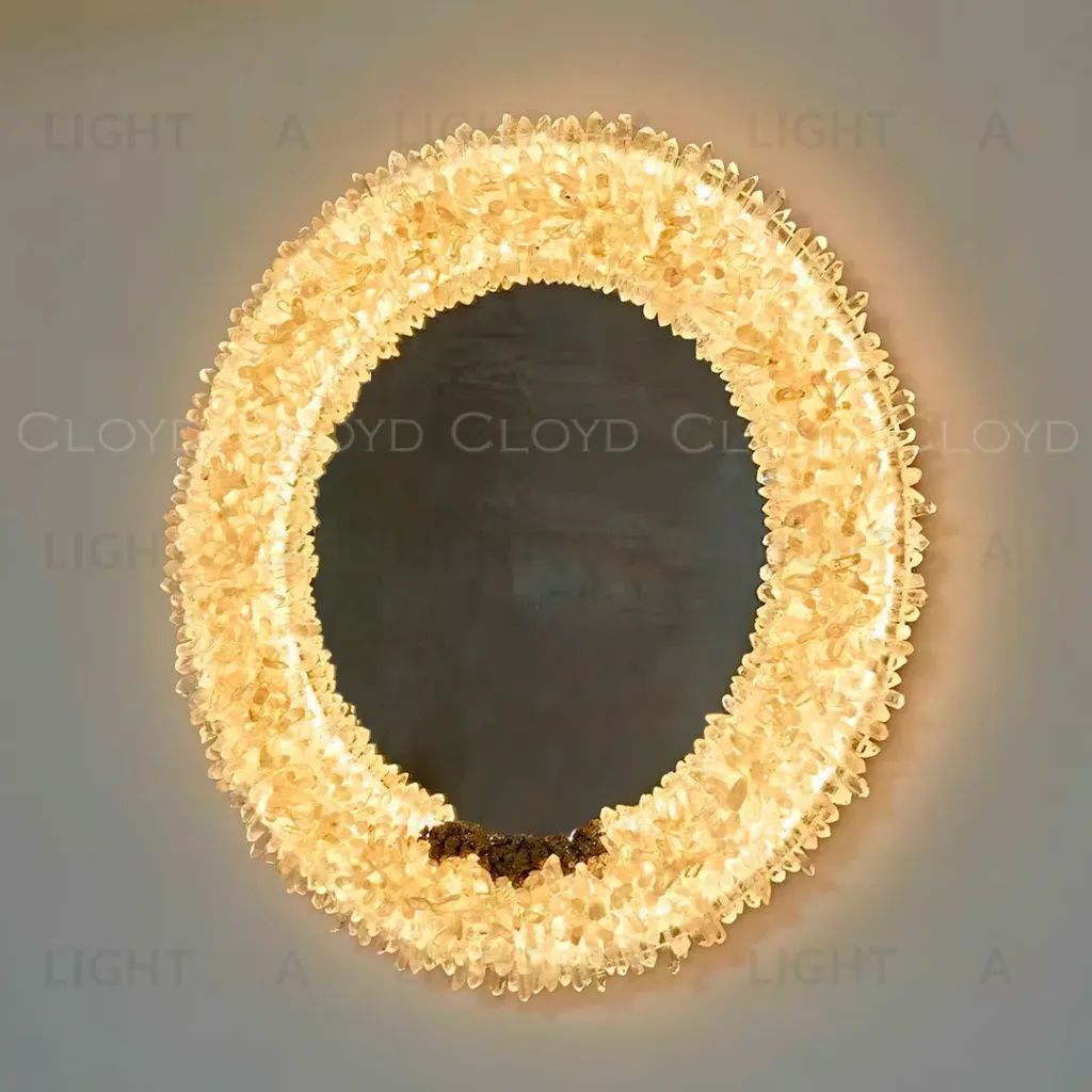  Зеркало Cloyd EDEL-C Mirror / выс. 70 см - кварц - хром (арт.50189)  50189