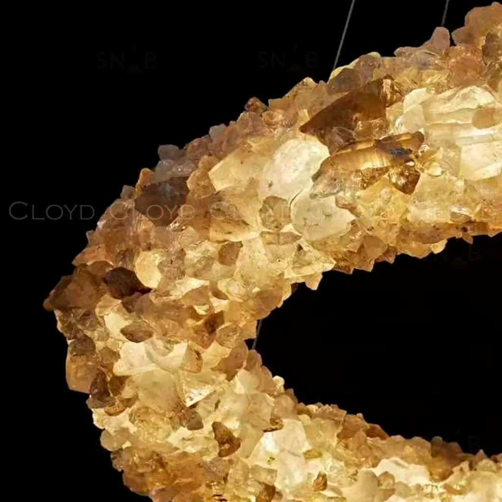  Люстра Cloyd EDEL-D C1 / Ø60 см - кварц - хром (арт.12570)  12570