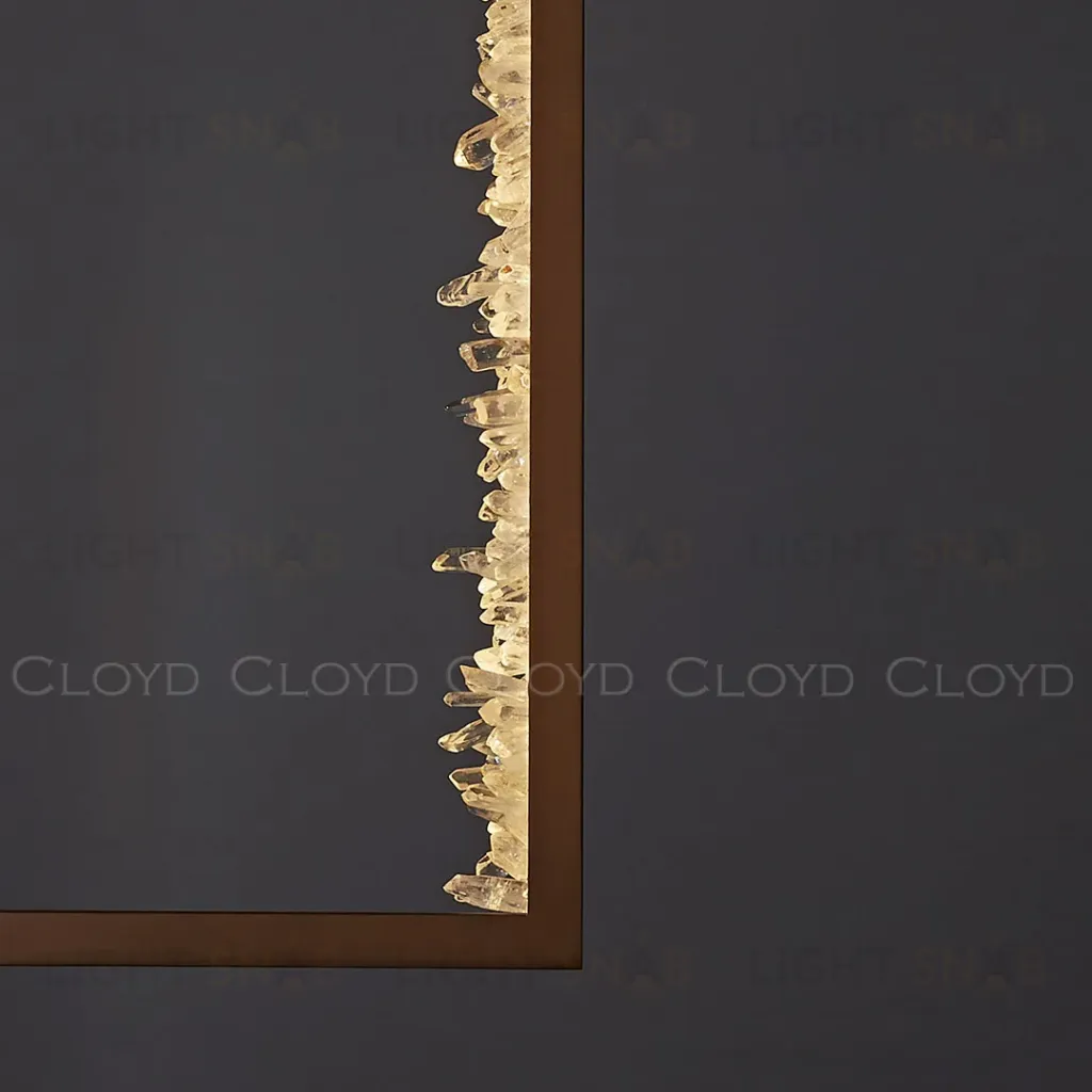  Подвесной светильник Cloyd FRANZEN P1 / выс. 25 см - кварц - латунь (арт.12551)  12551