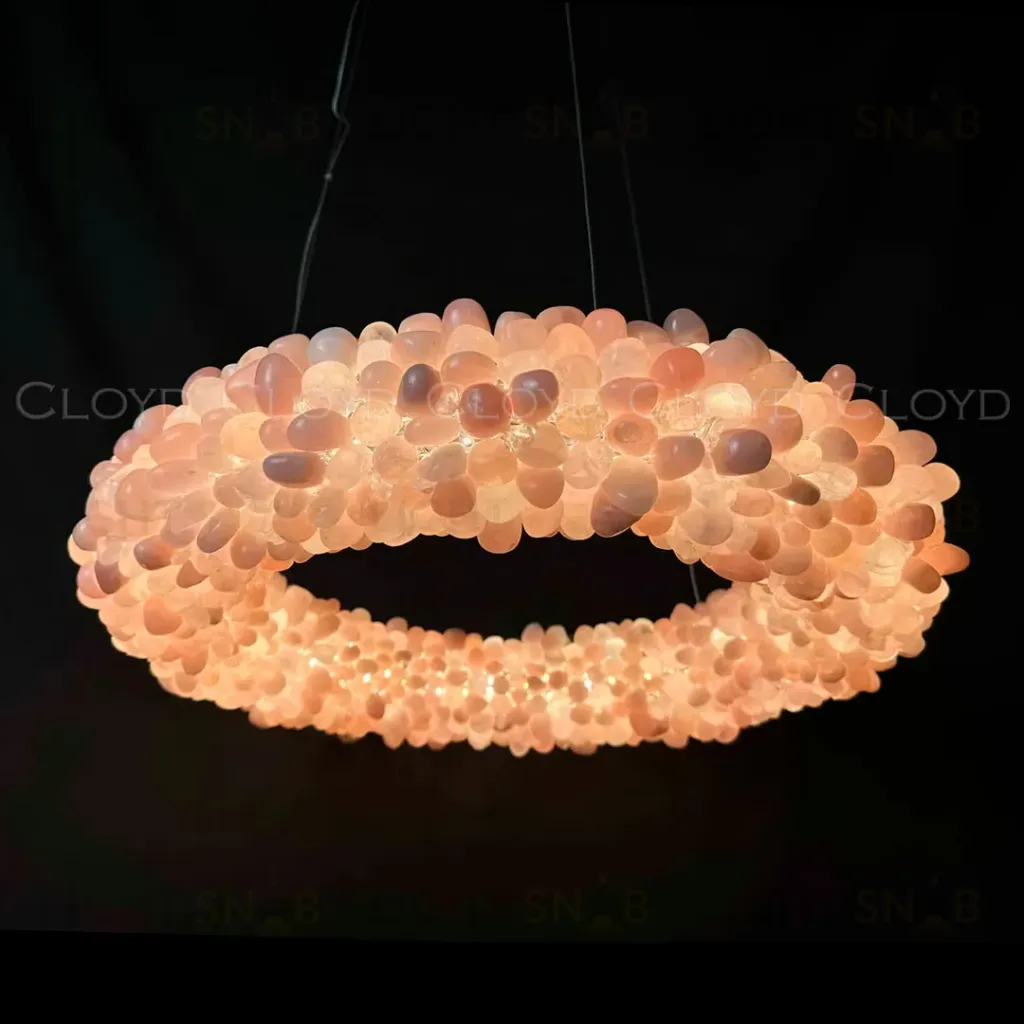  Люстра Cloyd EDEL-E C1 / Ø60 см - кварц - хром (арт.12548)  12548