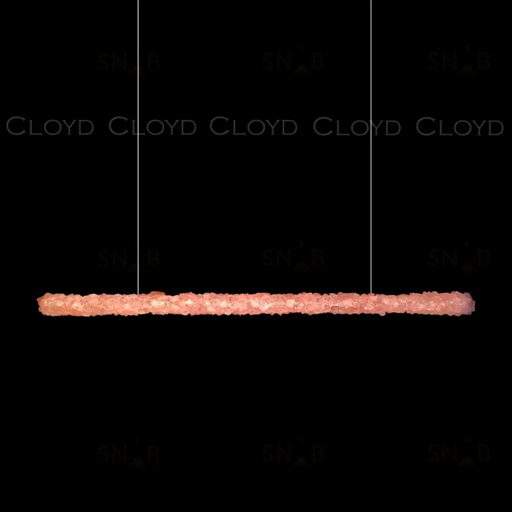  Подвесной светильник Cloyd EDEL-D P1 / шир. 100 см - кварц - хром (арт.12542)  12542