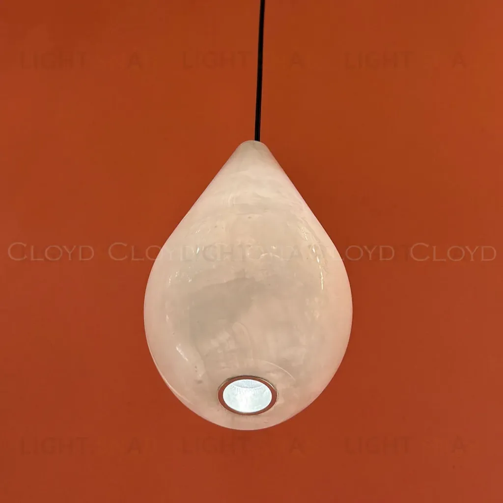  Подвесной светильник Cloyd NIXUS-D P1 / Ø8 см - кварц - латунь (арт.12625)  12625