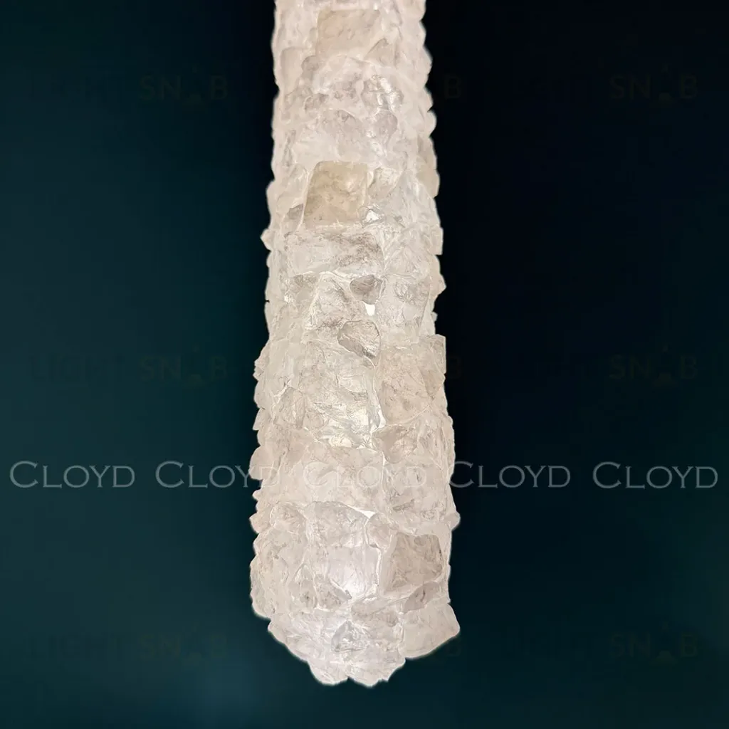  Подвесной светильник Cloyd EDEL-D P1 / выс. 30 см - кварц - латунь (арт.12623)  12623