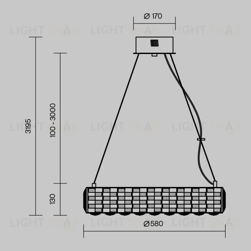 Подвесная люстра Maytoni MOD336PL-L120G3K MOD336PL-L120G3K