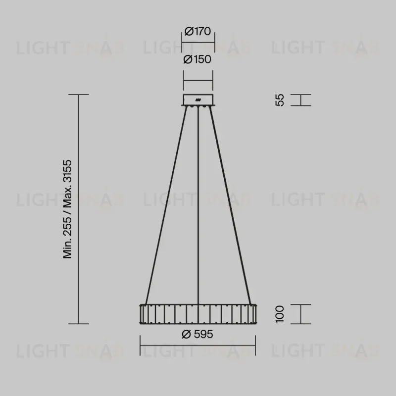 Подвесной светильник Maytoni MOD517PL-L30BS3K 