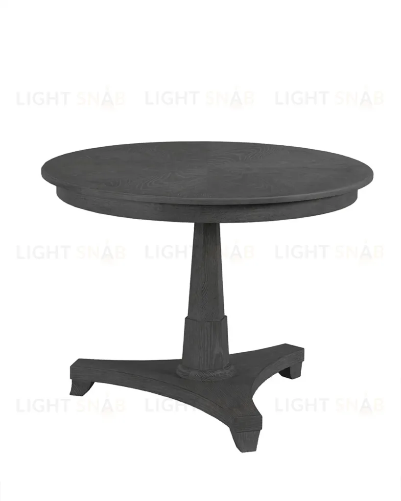 Чёрный обеденный стол из дуба Парма LHFDT1197HLN black oak