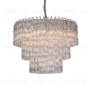 Люстра PL9203CF clear PL9203CF clear, antique brass
