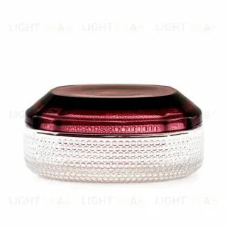 Шкатулка Cloyd CHASSE Box / шир. 13 см - фиолет. стекло (арт.50015)  50015