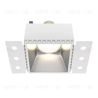 Встраиваемый светильник Maytoni DL051-01-GU10-SQ-WS DL051-01-GU10-SQ-WS
