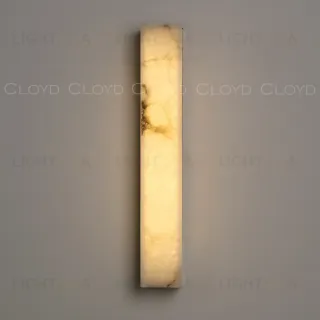 Бра Cloyd ISOKRAT-A W1 / выс. 50 см - алебастр - латунь (арт.20804)  20804