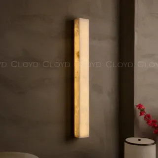 Бра Cloyd ISOKRAT-A W1 / выс. 80 см - алебастр - латунь (арт.20813)  20813