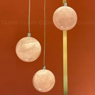 Подвесной светильник Cloyd NIXUS-A P1 / Ø5 см - кварц - хром (арт.12620)  12620