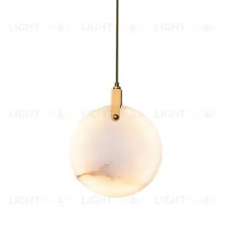 Подвесной светильник 11391P 25cm Brass / White Alabaster 11391P/250