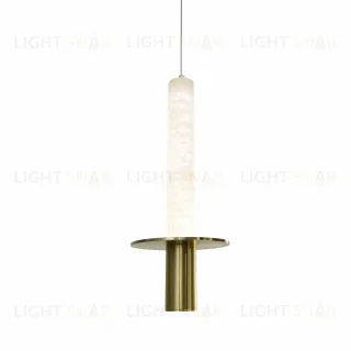 Подвесной светильник 5142P/1 Brass / White Alabaster  5142P/1