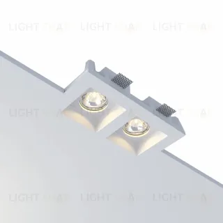 Встраиваемый потолочный гипсовый светильник STELLANOVA MAIA DUO 2.0 FLAT SN 021MRR